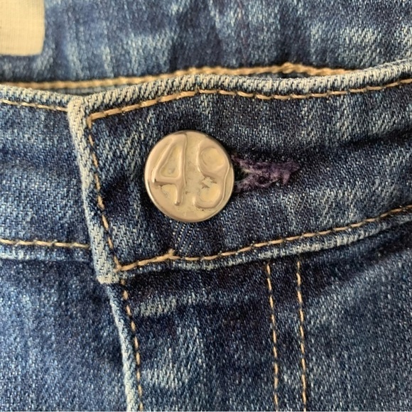 [Adriano Goldschmied] Medium Wash Low Rise The Silt Cigarette Leg Denim Jeans - Picture 6 of 10